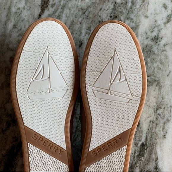 Sperry—Top-Sider Angelfish Boat Shoe, Linen Gold (Size 9.5) - Picture 9 of 10